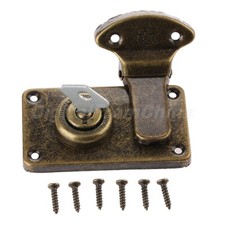 7 Hole Antique Style Iron Wooden Box Luggage Case Buckle Latch Hasp Lock Vintage