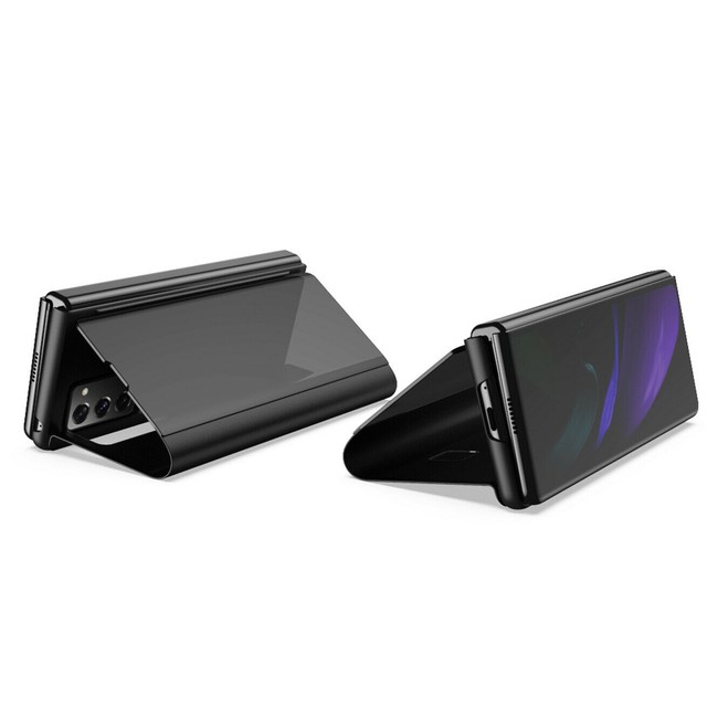 Coque Pour Samsung Galaxy Z Fold 3 5G Flip Cover,Etui De Téléphone Miroir Semi Coque Pour Samsung Galaxy Z Fold 3 5G Flip Cover,Etui De Téléphone Miroir Semi