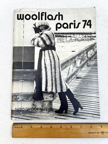 Kenzo Chloe Bis Rykiel Miyake Pret-A-Porter Winter Woolflash Catalog Paris 1974 - Foto 10 di 21