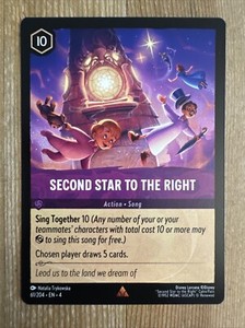 Second Star to the Right 61/204 (Regular) Lorcana Ursula's Return NM