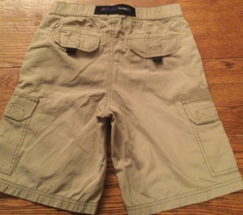 Children's Place Khaki Belt Cargo Summer Shorts Boys Size 8 - Picture 4 of 6