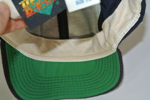 Upper Deck Sports Card Cap Hat Fitted 7 1/2 Blue Vintage USA RARE PROMO - Picture 8 of 10