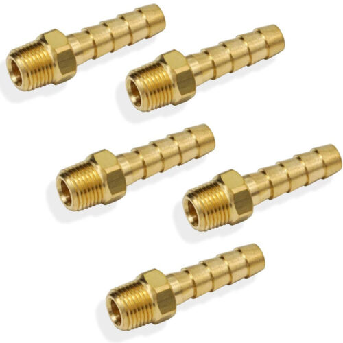 Accesorios para púas de manguera de 1/4" (6 mm) de púas a 1/8"" accesorio de manguera de aire de hilo macho - Imagen 4 de 7