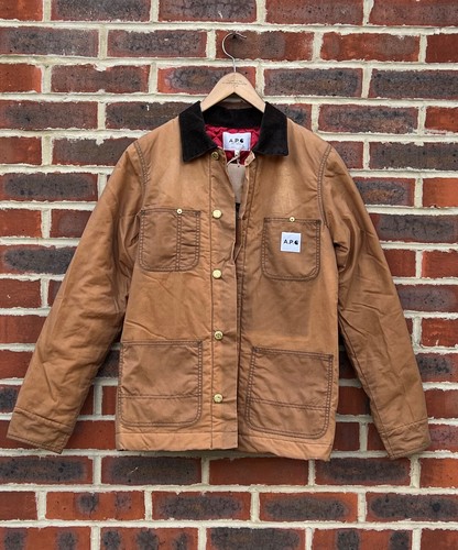 A.P.C APC X Carhartt Mens "GABRIELLE" Waxed Utility Coat XS