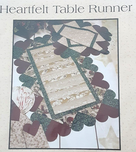 Thimbleberries Heartfelt Table Runner quilt pattern by Lynette Jensen - Picture 3 of 3