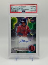 2023 Bowman's Best #B23-RAY Roman Anthony Best of 2023 Autographs PSA 10 Auto