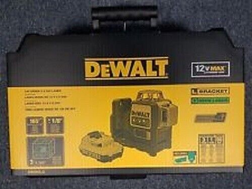 Dewalt DW089LG-K 12-Volt 3 x 360-Degree Lithium-Ion Green Line Laser hard case! - Picture 1 of 1
