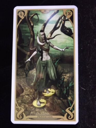 SEALED NEW ~ NIGHT SUN TAROT CARDS DECK ORACLE REFLECTS ALEISTER CROWLEY OCCULT - Foto 2 di 12