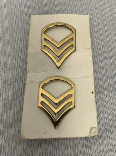 U.S. Army Staff Sargent SSG Gold Rank, Metall Pin