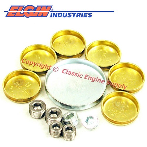 New EP125BR Elgin Brass Freeze Plug Set Ford bb 370 429 460 - Picture 1 of 1