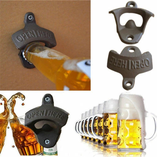Cast Iron Bottle Opener (Wall-Mounted)s Openers