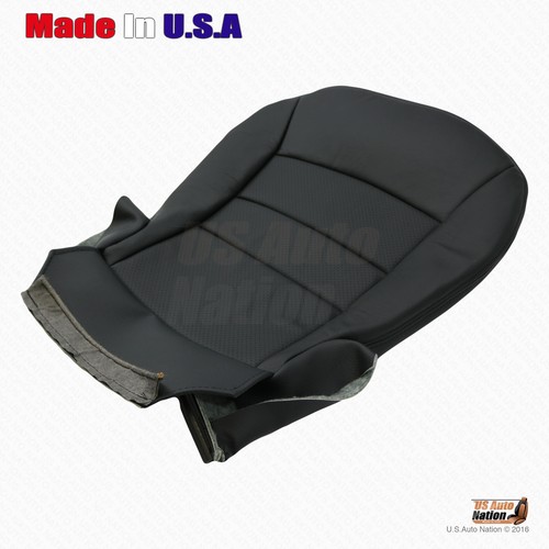 Cubierta de asiento de cuero negra inferior del conductor Chevy Corvette 2009 2010 2011 2012 2013 - Imagen 9 de 10
