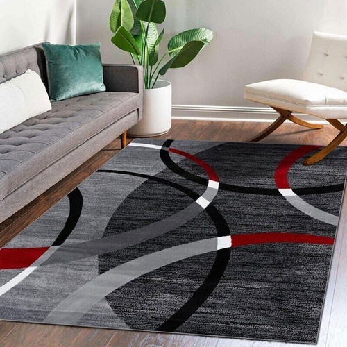Tapis Géométrique pour Salon Motif Antidérapant Tapis de Sol Chambre Tapis de Chambre - Photo 31 sur 31
