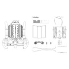 <!--F#f_0-->DDA LC/LJ Torana Twin Turbo LS6 Engine 1:24 Scale Model Kit DDAAC003<!--F/-->