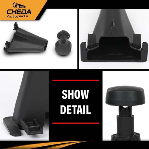 Hood Bump Bumper Stoper Buffer Black Left Or Right Fit For 2013-2019 Ford Escape - Picture 5 of 12
