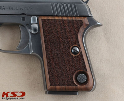 KSD Brand Astra Cub Compatible Walnut Grips Striped(Full)