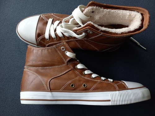 CRISS CROSS Sneaker Kunstleder Herren Gr. 41 braun - Bild 7 von 16
