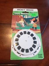 1987 Tyco View Master 3D Disney Mickey Mouse Reels 3004 Brave Little Tailor NOS
