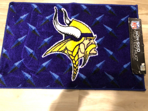FOOTBALL Minnesota Vikings Bathroom  Mat SIZE 20 x 30 BRAND NEW