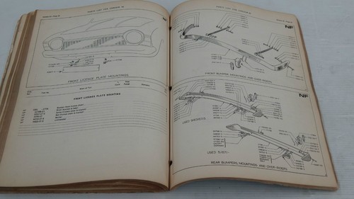 FORD CORSAIR V4 1963 - 1965 PARTS LIST BOOK ORIGINAL GENUINE - Picture 12 of 12