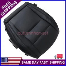 2011-2018 For Dodge Durango Driver Bottom Perforated Leather Seat Cover Black