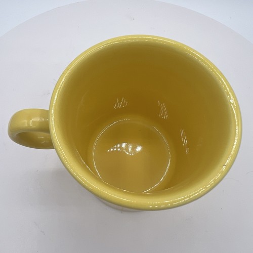 Fiestaware Tom & Jerry Ring Handle Coffee Tea Mug Cup Yellow C510 - Picture 3 of 5