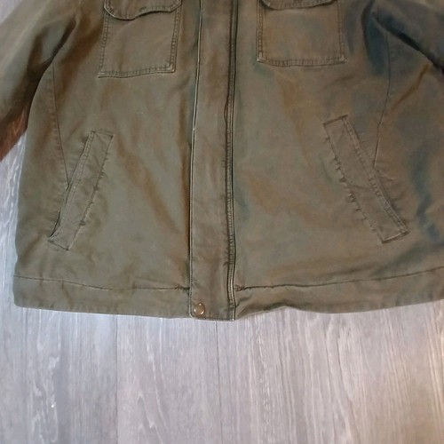 Levis Military Feldjacke Herren XXL oliv Utility Trucker gesteppt gefüttert Mantel - Bild 3 von 24