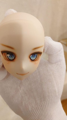Dealer made DWC-02 SW skin custom head Dollfie Dream DDH USED item from JAPAN - Picture 3 of 8