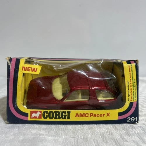 Corgi #291 AMC Pacer X in Original Box  - made in Great Britain  1976 vintage