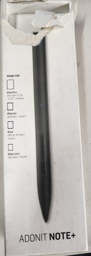 Adonit Note Plus Stylus for iPad Pro/Air/mini Black – Open Box - 第 6/7 張圖片