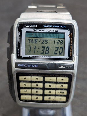 美品❢ CASIO DATA BANK 150 デジタル腕時計 CASIO - 【稼働品】CASIOデータバンク150の通販 by strum's shop