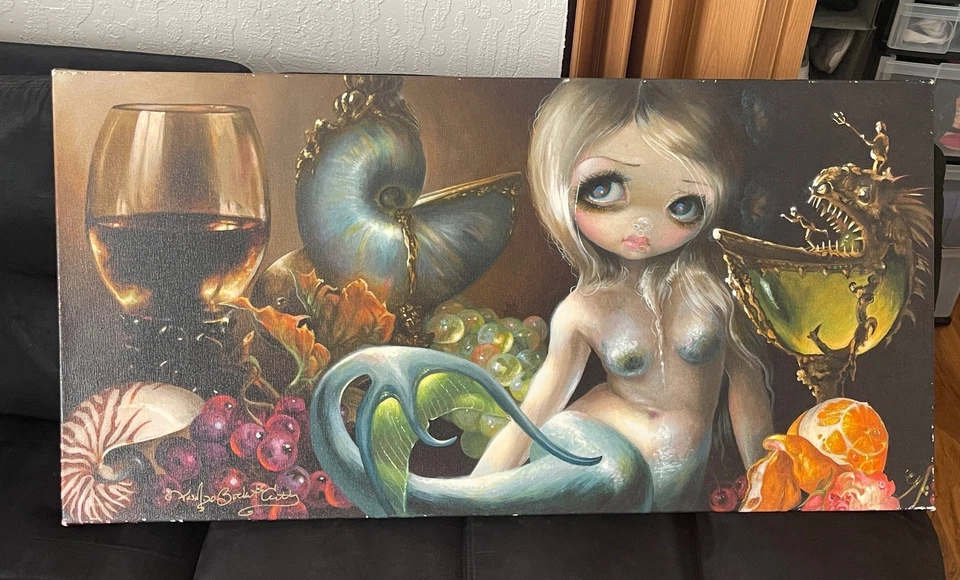 Жасмин Бекет-Гриффит - холст печать под названием "Stilleven 2: Zeemeermin" - Изображение 3 из 4