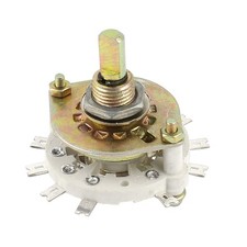 6mm D Shaft 2P4T 2 Pole 4Position Band Channel Rotary Switch Selector