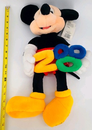 Walt Disney World Mickey Mouse Millennium 2000 Plüsch 19 Zoll Neu mit Etikett - Bild 11 von 11