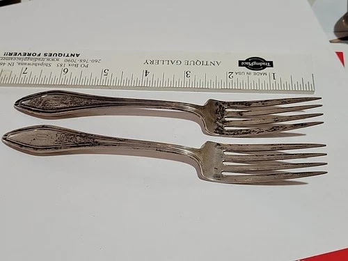 Sterling Silver Forks (2) Towle Mary Chilton
