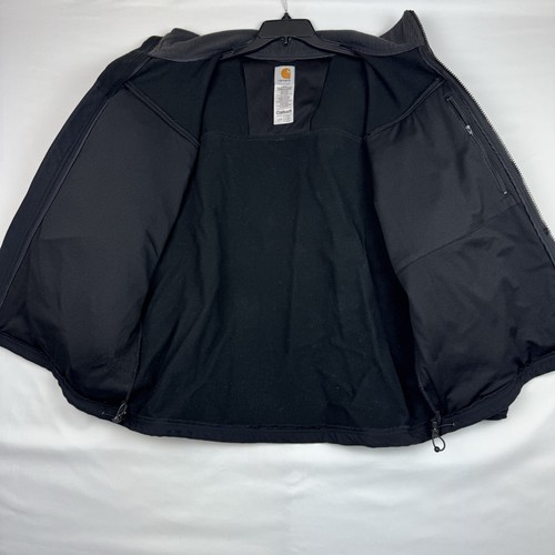 Carhartt Herren Jacke schwarz Gr. XL Softshell Outdoor J176 BLK **Defekt Reißverschluss - Bild 10 von 15