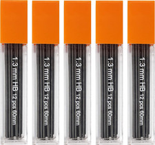 Mechanical Pencil Lead Refills - QTS HB 1.3 mm 
