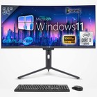Aio Tout en Un I3 34 " Courbe FHD Windows 11 8gb 240gb Gaming Ordinateur Edition