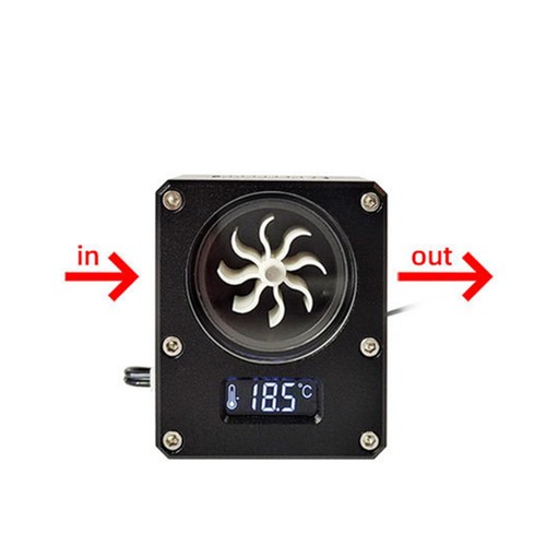 Water Flow Meter Indicator With Temperature Sensor Monitor Display Thermometer - Afbeelding 10 van 20