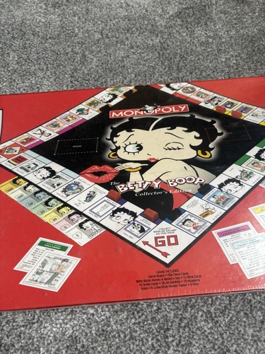 2002 Betty Boop Monopoly Collectors Edition Board Game SEALED USAopoly - Picture 7 of 7