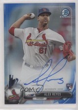 2017 Bowman Chrome Rookie Auto Blue Refractor /125 Alex Reyes #CRA-AR Auto RC