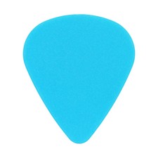 Textured ABS Plastic Light Blue Guitar Pick - 0.60 mm Medium Light - 351 Shape