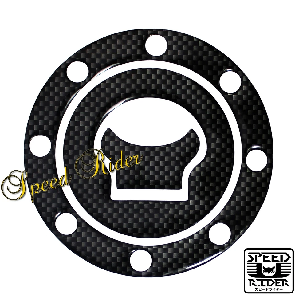 87-96 GSXR-600/750/1000 FIBRA DE CARBONO APARÊNCIA TAMPA DE COMBUSTÍVEL TAMPA ALMOFADA DE PROTEÇÃO - Imagem 2 de 2