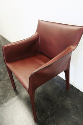 Sattelleder Stuhl für die Ewigkeit von Walter Knoll - Saddle Chair, Colour Maron
