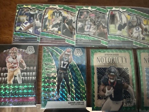 2024 Panini Mosaic Football Green Mosaic Prizm 64 ( 3 Duplicates )Card Lot 🏈🏈 - Bild 9 von 9