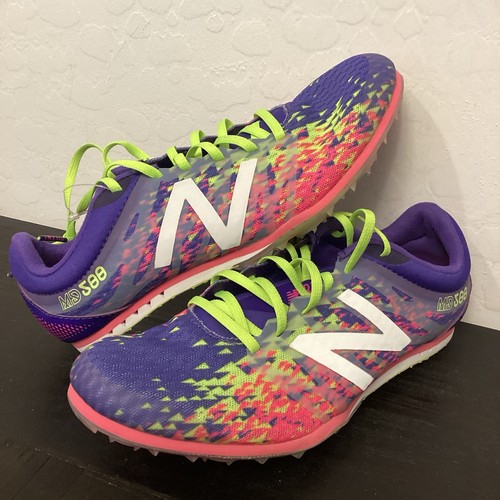 New Balance Women's MD500 Track Purple Fluorescent Size 7.5 Cleats