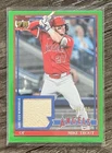 2026 Topps Series 2 #91R2-MT Mike Trout 1991 Topps Relic Card (MEM) Green /99