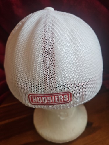 Cappello Berretto NCAA Indiana Hoosiers Adidas Adulto Strutturato Flex Fit S/M NUOVO! - Foto 3 di 5