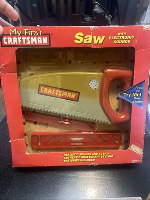 #ad Craftsman My First Saw with Electronic Sounds Toy Set $40.00