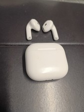 Apple AirPods 4th Gen Wireless Bluetooth Earbuds w/ Charging Case - White TESTED